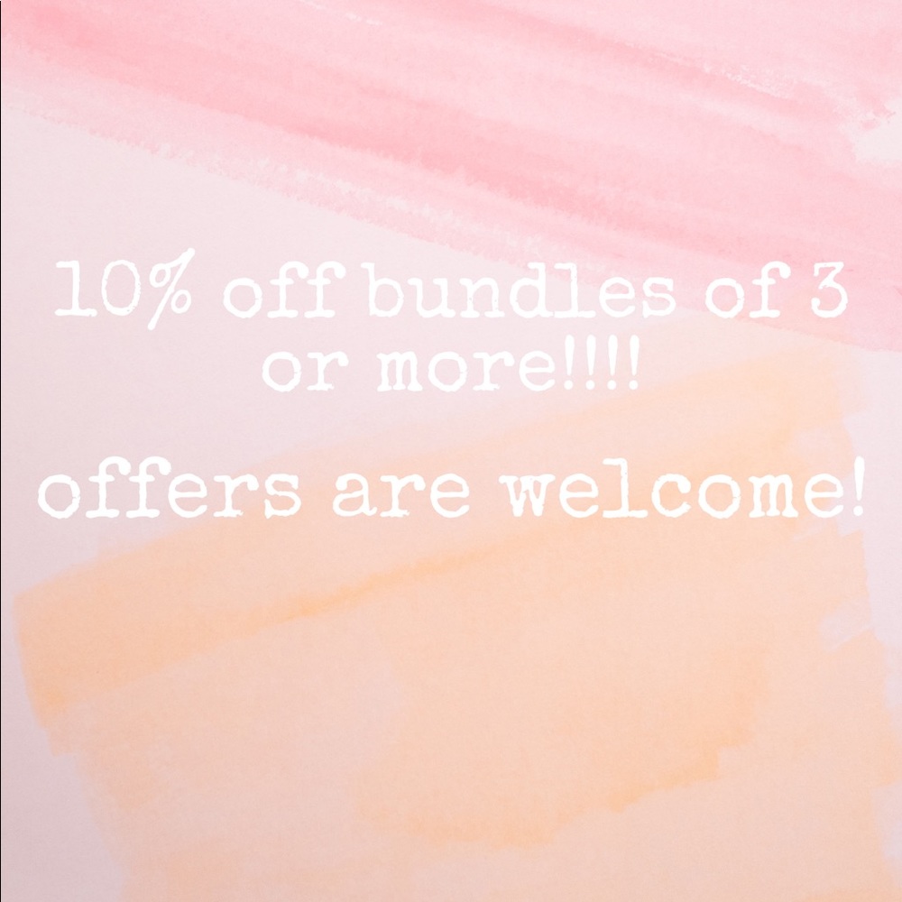 10% off Bundles of 3 or more items!